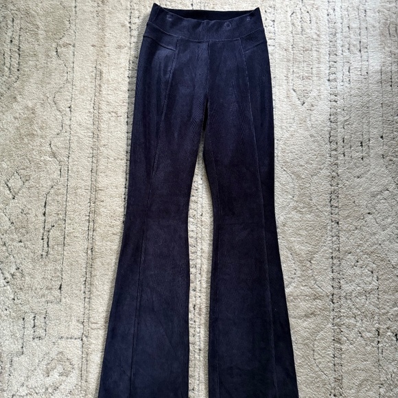Aerie OFFLINE Corduroy Flare Pants | Navy Blue | Size S | Super Soft - Picture 2 of 6